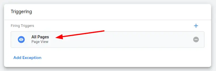 Add trigger to all pages